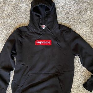 Supreme Box Logo Hoodie Men's L (Black)